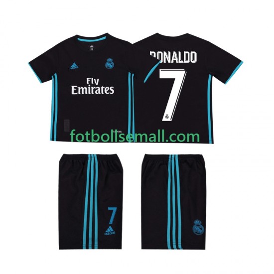 Matchtröjor Real Madrid Cristiano Ronaldo 7 Retro 2017 2018 Kortärmad till Barn (2:a ställ)
