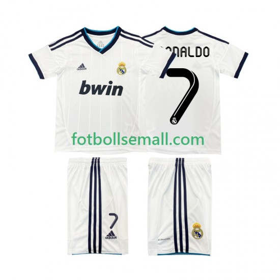 Matchtröjor Real Madrid Cristiano Ronaldo 7 Retro 2012 2013 Kortärmad till Barn (1:a ställ)