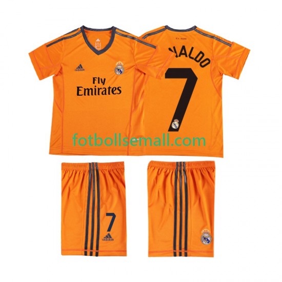 Matchtröjor Real Madrid Cristiano Ronaldo 7 Retro 2013 2014 Kortärmad till Barn (3:e ställ)