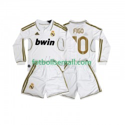 Matchtröjor Real Madrid FIGO 10 Retro 2011 2012 Långärmad till Barn (1:a ställ)