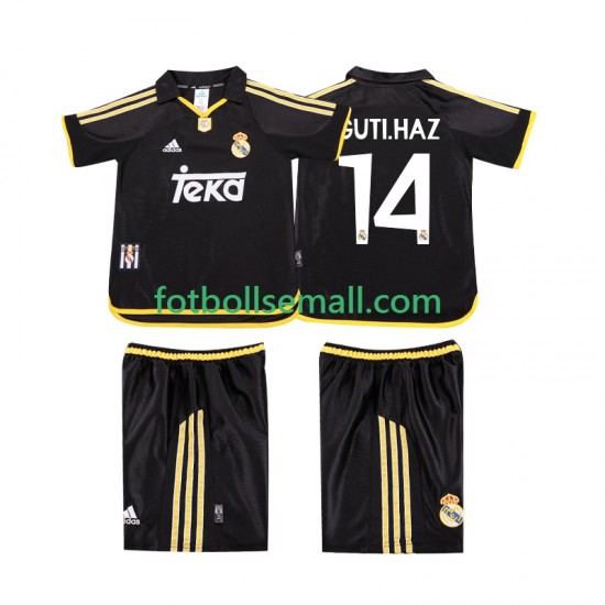 Matchtröjor Real Madrid GUTI.HAZ 14 Retro 1999 2001 Kortärmad till Barn (2:a ställ)