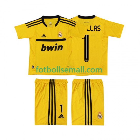 Matchtröjor Real Madrid Målvaktströja CASILLAS 1 Retro 2011 2012 Kortärmad till Barn (1:a ställ)