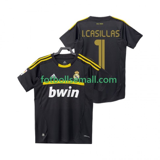 Matchtröjor Real Madrid Målvaktströja I.CASILLAS 1 Retro 2011 2012 Kortärmad till Herr (2:a ställ)