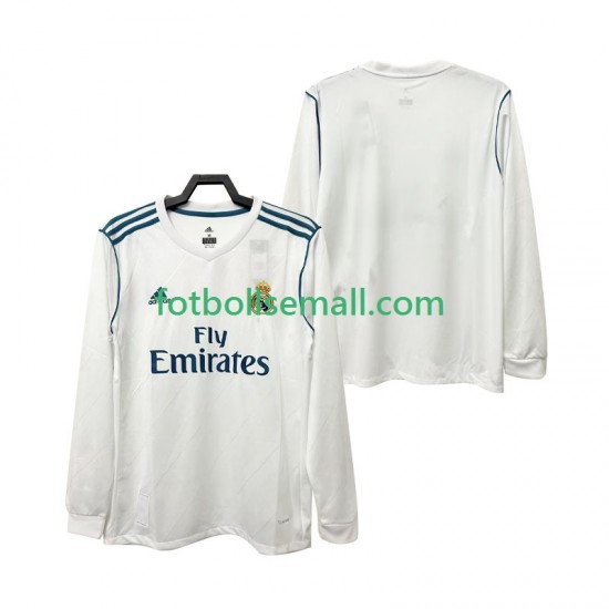 Matchtröjor Real Madrid Retro 2017 2018 Långärmad till Herr (1:a ställ)