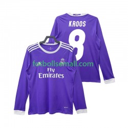 Matchtröjor Real Madrid KROOS 8 Retro 2016 2017 Långärmad till Herr (2:a ställ)