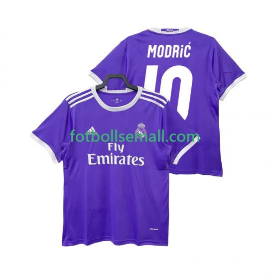 Matchtröjor Real Madrid LUCA MODRIC 10 Retro 2016 2017 Kortärmad till Herr (2:a ställ)
