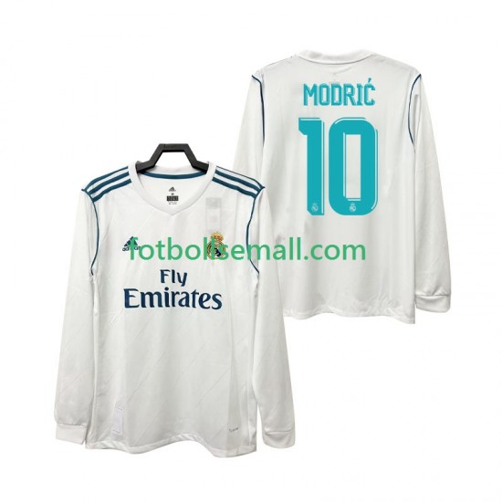 Matchtröjor Real Madrid MODRIC 10 Retro 2017 2018 Långärmad till Herr (1:a ställ)