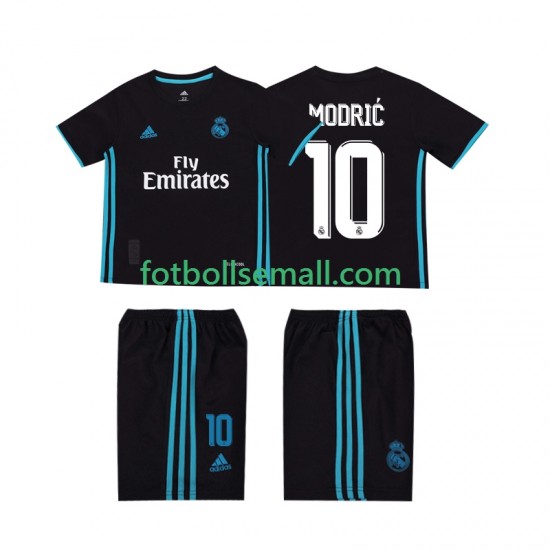 Matchtröjor Real Madrid Modric 10 Retro 2017 2018 Kortärmad till Barn (2:a ställ)