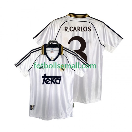 Matchtröjor Real Madrid R.CARLOS 3 Retro 1998 2000 Kortärmad till Herr (1:a ställ)
