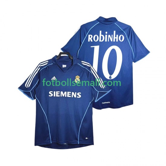 Matchtröjor Real Madrid ROBINHO 10 Retro 2005 2006 Kortärmad till Herr (2:a ställ)