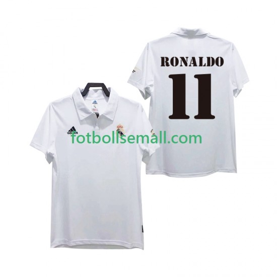 Matchtröjor Real Madrid RONALDO 11 Retro 2002 2003 Kortärmad till Herr (1:a ställ)