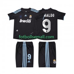 Matchtröjor Real Madrid RONALDO 9 Retro 2009 2010 Kortärmad till Barn (2:a ställ)