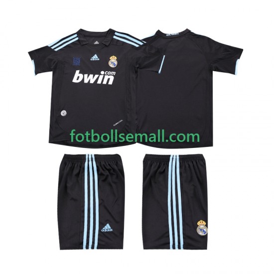 Matchtröjor Real Madrid Retro 2009 2010 Kortärmad till Barn (2:a ställ)