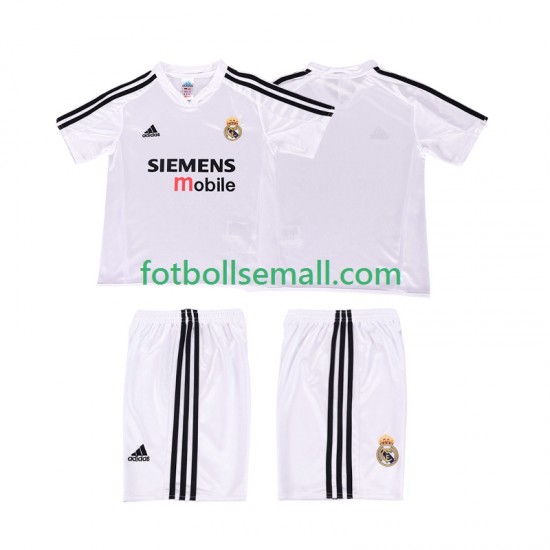 Matchtröjor Real Madrid Retro 2004 20025 Kortärmad till Barn (1:a ställ)