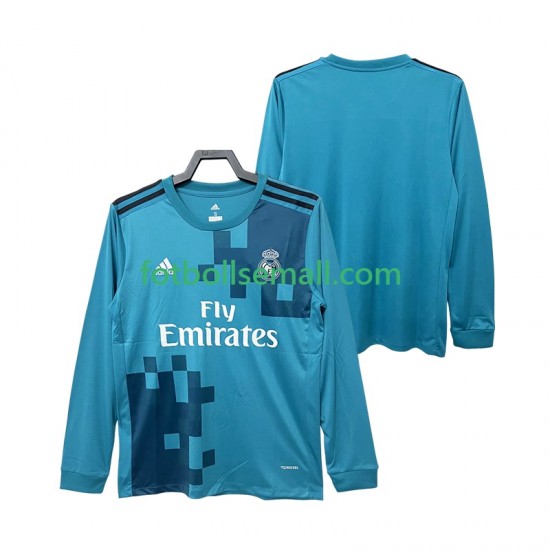 Matchtröjor Real Madrid Retro 2017 2018 Långärmad till Herr (3:e ställ)