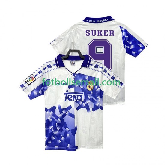 Matchtröjor Real Madrid SUKER 9 Retro 1996 1997 Kortärmad till Herr (3:e ställ)
