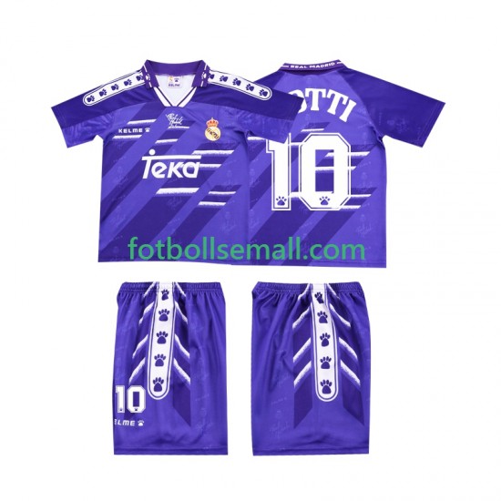Matchtröjor Real Madrid TOTTI 10 Retro 1994 1996 Kortärmad till Barn (2:a ställ)
