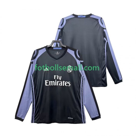 Matchtröjor Real Madrid Retro 2016 2017 Långärmad till Herr (3:e ställ)