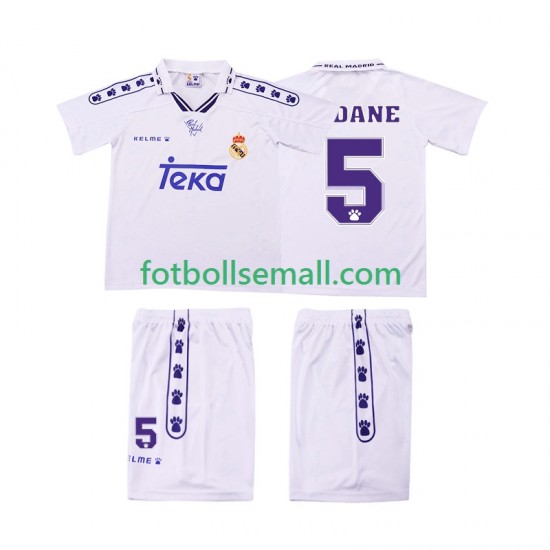 Matchtröjor Real Madrid ZIDANE 5 Retro 1994 1996 Kortärmad till Barn (1:a ställ)