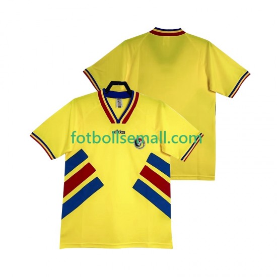 Matchtröjor Rumänien Retro 1994 Kortärmad till Herr (1:a ställ)