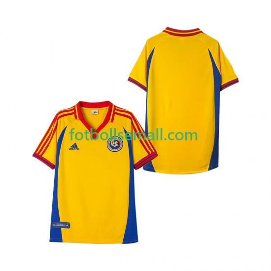 Matchtröjor Rumänien Retro 2000 Kortärmad till Herr (1:a ställ)