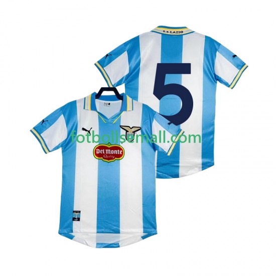 Matchtröjor SS Lazio 5 Retro 1999 2000 Kortärmad till Herr (1:a ställ)