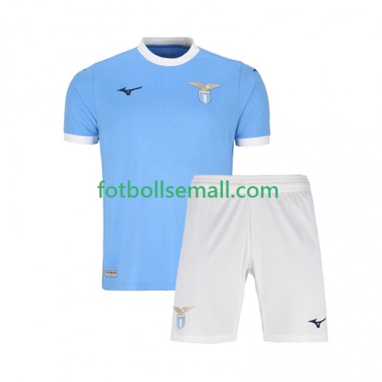 Matchtröjor SS Lazio 2025-2026 Kortärmad till Barn (1:a ställ)