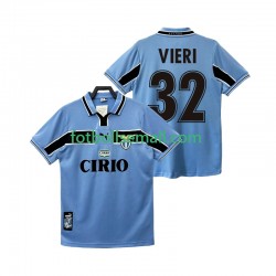 Matchtröjor SS Lazio VIERI 32 Retro 1998 1999 Kortärmad till Herr (1:a ställ)