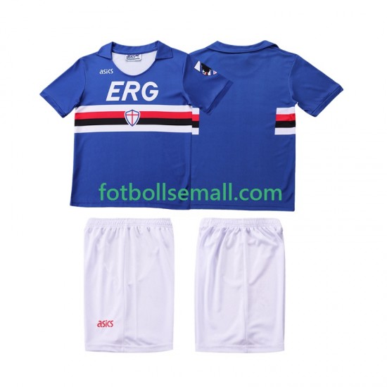 Matchtröjor Sampdoria Retro 1990 1991 Kortärmad till Barn (1:a ställ)
