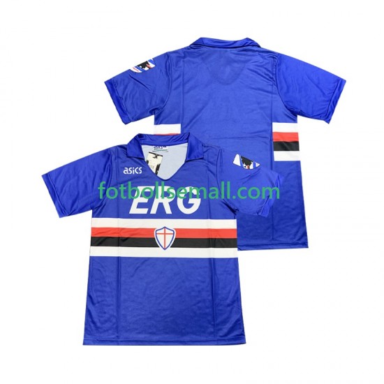 Matchtröjor Sampdoria Retro 1990 1991 Kortärmad till Herr (1:a ställ)