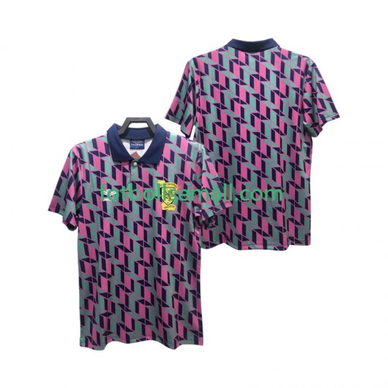 Matchtröjor Skottland Retro 1988 1989 Kortärmad till Herr (2:a ställ)