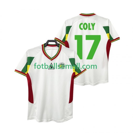 Matchtröjor Senegal COLY 17 Retro 2002 Kortärmad till Herr (1:a ställ)