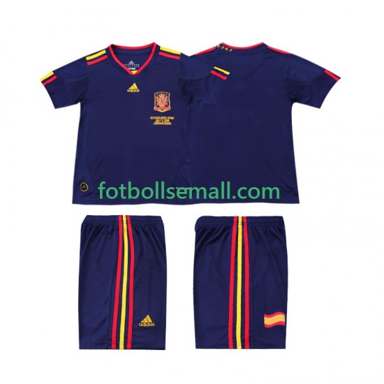 Matchtröjor Spanien Retro 2010 Kortärmad till Barn (2:a ställ)