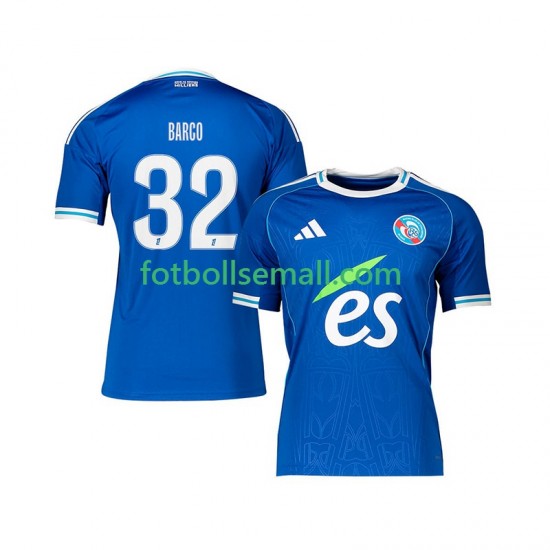 Matchtröjor Strasbourg Valentin Barco 32 2025-2026 Kortärmad till Herr (1:a ställ)