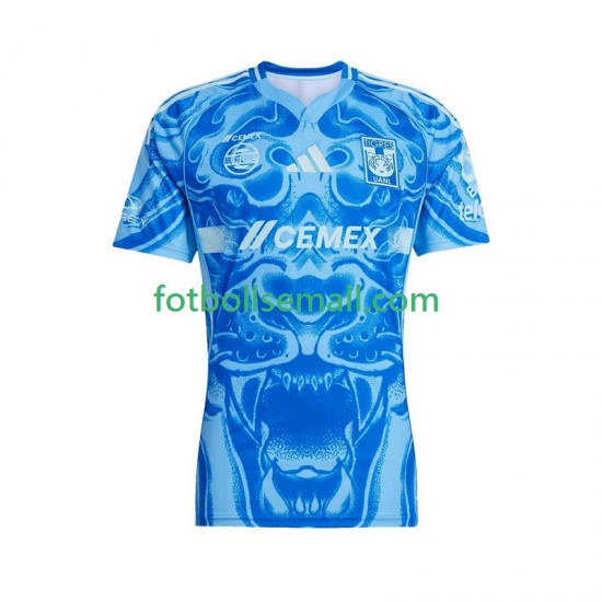 Matchtröjor Tigres UANL 2025-2026 Kortärmad till Herr (2:a ställ)