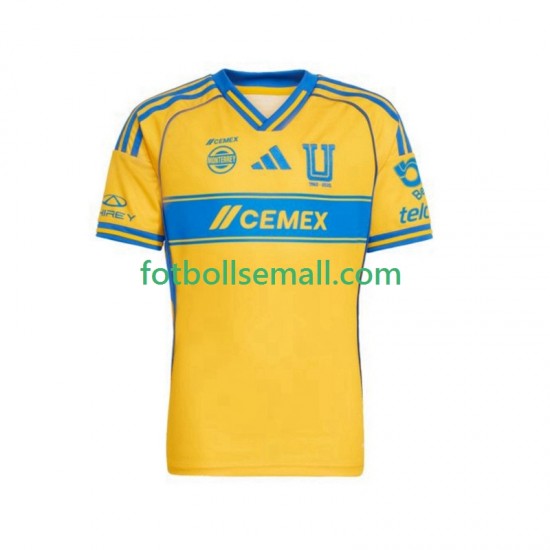 Matchtröjor Tigres UANL 2025-2026 Kortärmad till Herr (1:a ställ)