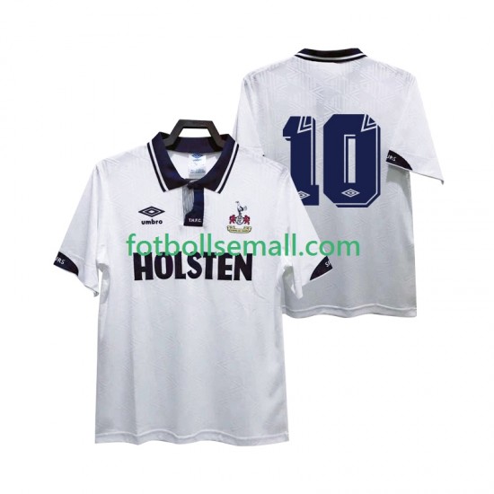 Matchtröjor Tottenham Hotspur 10 Retro 1991 1993 Kortärmad till Herr (1:a ställ)