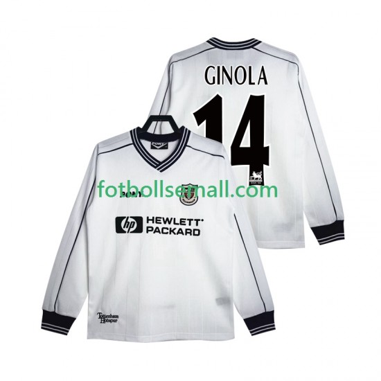Matchtröjor Tottenham Hotspur GINOLA 14 Retro 1997 1999 Långärmad till Herr (1:a ställ)