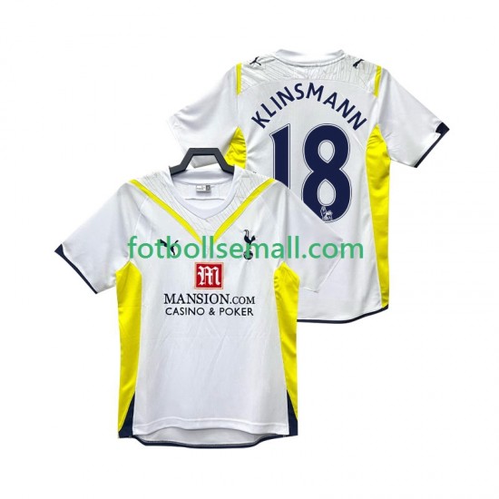 Matchtröjor Tottenham Hotspur KLINSMANN 18 Retro 2009 2010 Kortärmad till Herr (1:a ställ)