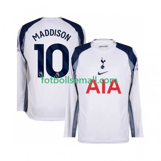 Matchtröjor Tottenham Hotspur Maddison 10 2025-2026 Långärmad till Herr (1:a ställ)