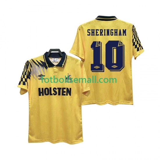Matchtröjor Tottenham Hotspur SHERINGHAM 10 Retro 1992 1994 Kortärmad till Herr (2:a ställ)