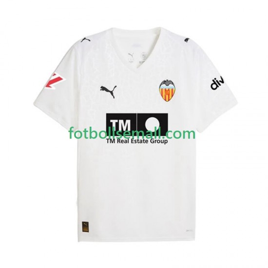 Matchtröjor Valencia CF 2025-2026 Kortärmad till Herr (1:a ställ)