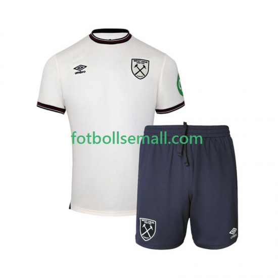 Matchtröjor West Ham United 2025-2026 Kortärmad till Barn (2:a ställ)