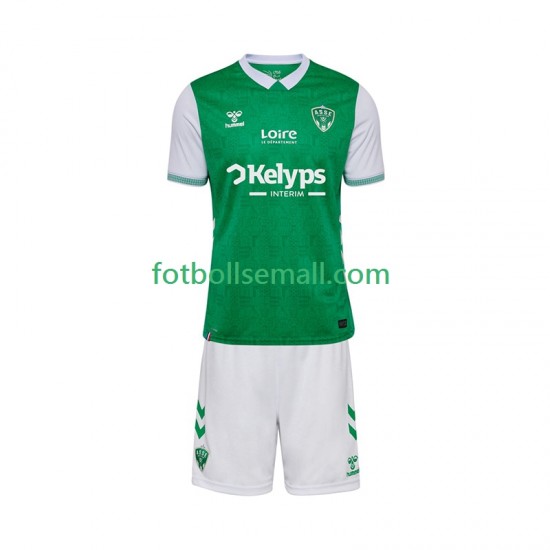 Matchtröjor AS Saint-Etienne 2025-2026 Kortärmad till Barn (1:a ställ)