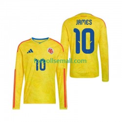 Matchtröjor Colombia James Rodriguez 10 World Cup 2026 Långärmad till Herr (1:a ställ)