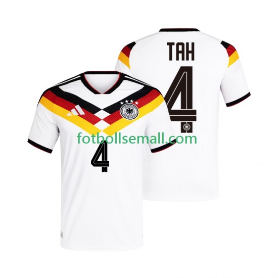Matchtröjor Tyskland Jonathan Tah 4 World Cup 2026 Kortärmad till Herr (1:a ställ)