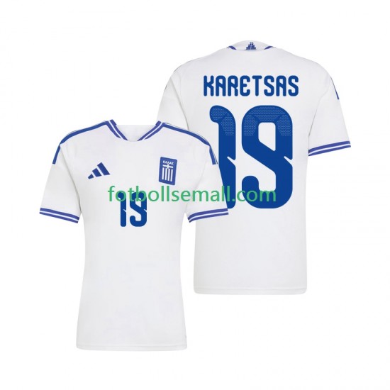Matchtröjor Grekland Konstantinos Karetsas 19 2026 Kortärmad till Herr (1:a ställ)