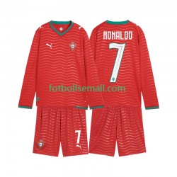 Matchtröjor Portugal Cristiano Ronaldo 7 World Cup 2026 Långärmad till Barn (1:a ställ)