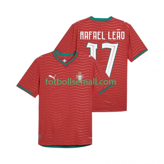 Matchtröjor Portugal Rafael Leao 17 World Cup 2026 Kortärmad till Herr (1:a ställ)