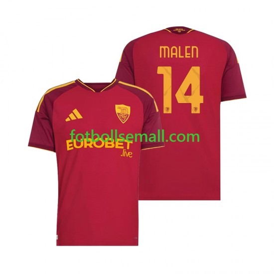 Matchtröjor AS Roma Donyell Malen 14 2026-2027 Kortärmad till Herr (1:a ställ)